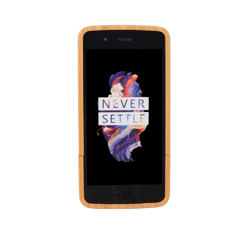 Бамбуковый чехол на OnePlus 5 грязезащищенный корпус съемная задняя крышка комбинаторная задняя обложка CORNMI
