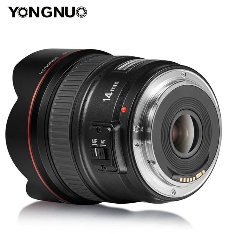 YONGNUO YN14mm C/N F2.8 ультра широкоугольный объектив камеры AF Автофокус 2 асферическое