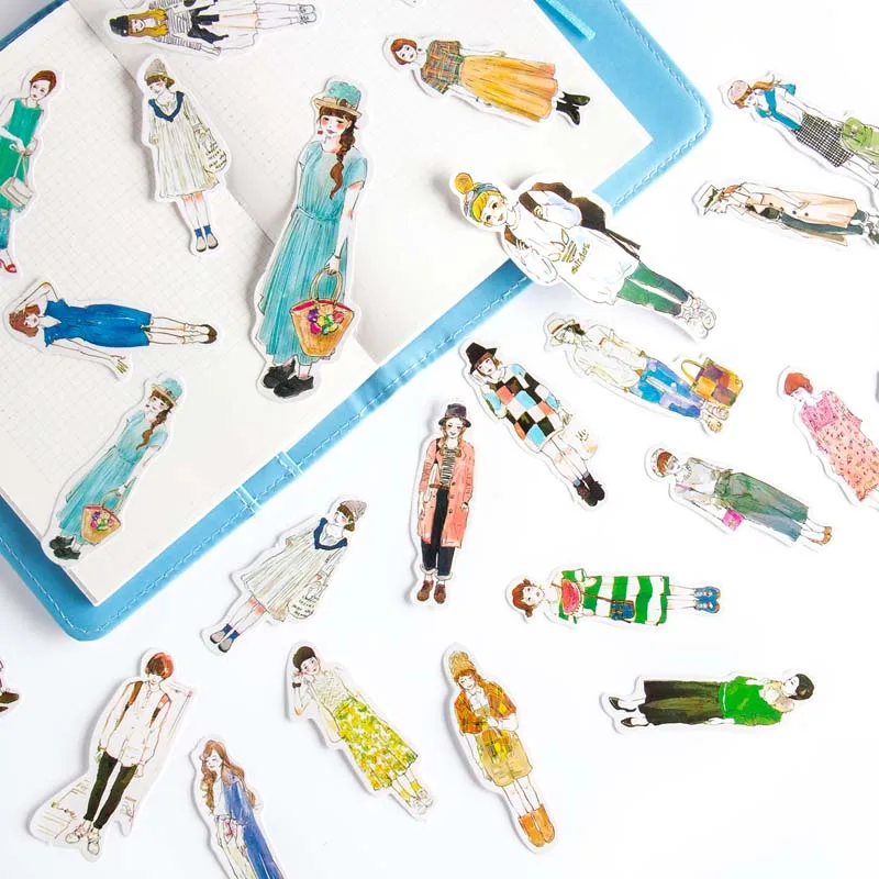 26 шт./пакет для досуга девочек с клей бумажный стикер детей diy ручной работы