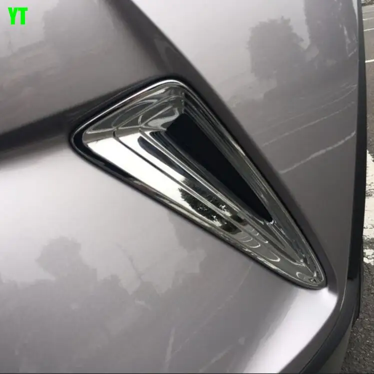 

Front Air Vent Grille Panel Abs Matt Matte Car Bumper Vent For C-HR 2018