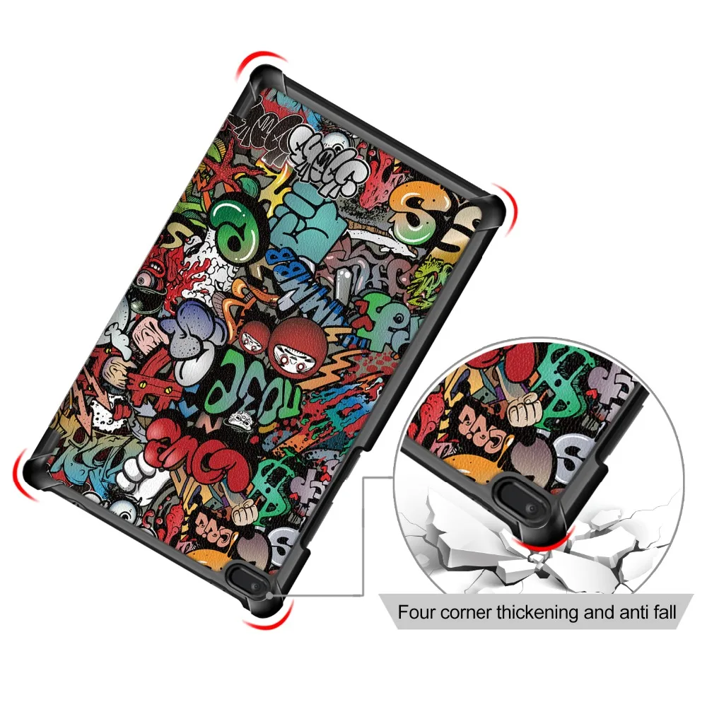Чехол для Lenovo Tab E8 TB 8304F 8 дюймов милый трехслойный Магнитный чехол E 8304 8304f защитный