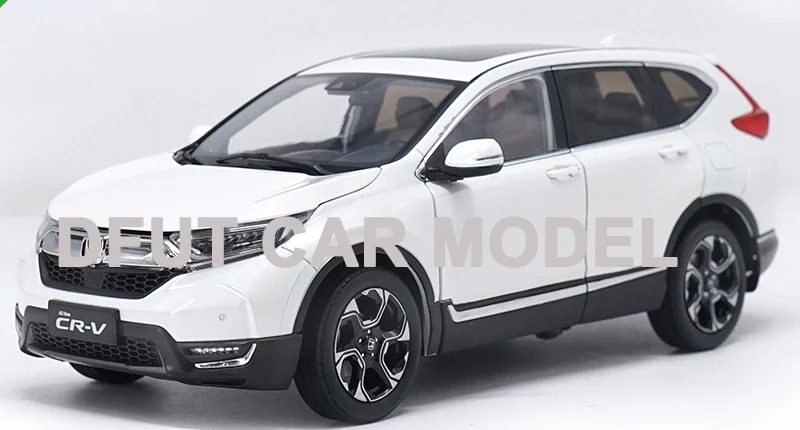 Белый Литая 1:18 игрушка из сплава CRV SUV Honda модель автомобиля Детские Игрушечные Машинки оригинальные авторизованные подлинные детские игрушки - Цвет: Белый