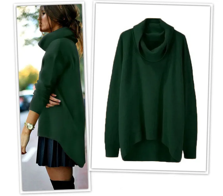 2017 Весна Новый Бренд Случайные Твердые Женщин Свитер С Длинным Рукавом Водолазка