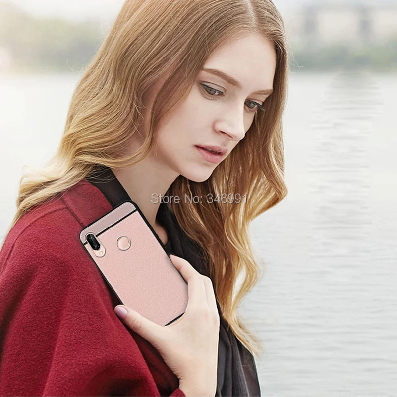 Чехол Smile для Huawei Nova 3E кожаный чехол 5 84 &quot мягкий черный силиконовый Классический