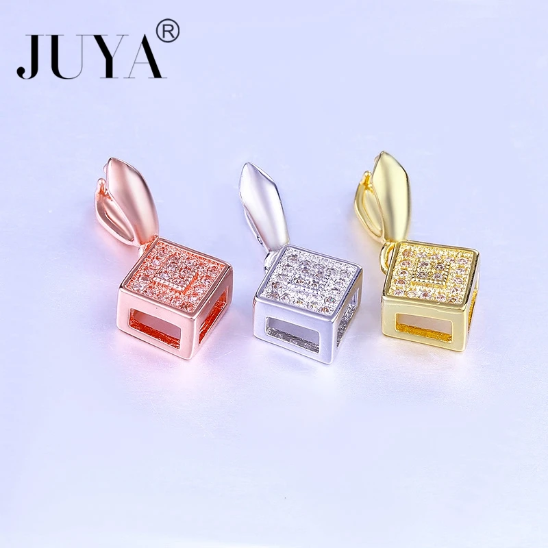 Принадлежности для ювелирных изделий 10 штук зажимы с цирконом соединители