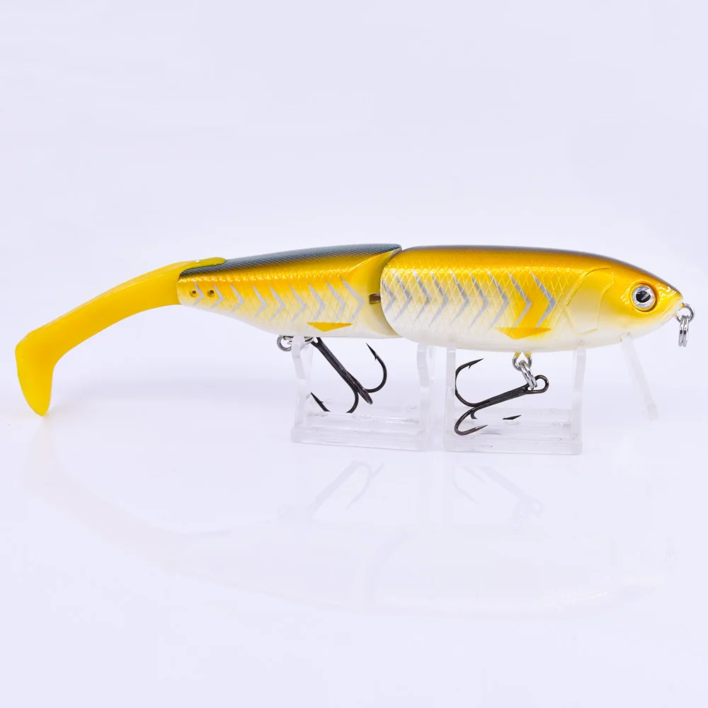 Woodn minnow WN05 Makebass 9,84 дюйма/1,59 унций мульти-шарнирные рыболовные приманки-Воблеры кренкбейт гольян твердая приманка Pesca carnada для профессиональных рыболовов - Цвет: Woodn minnow WN05