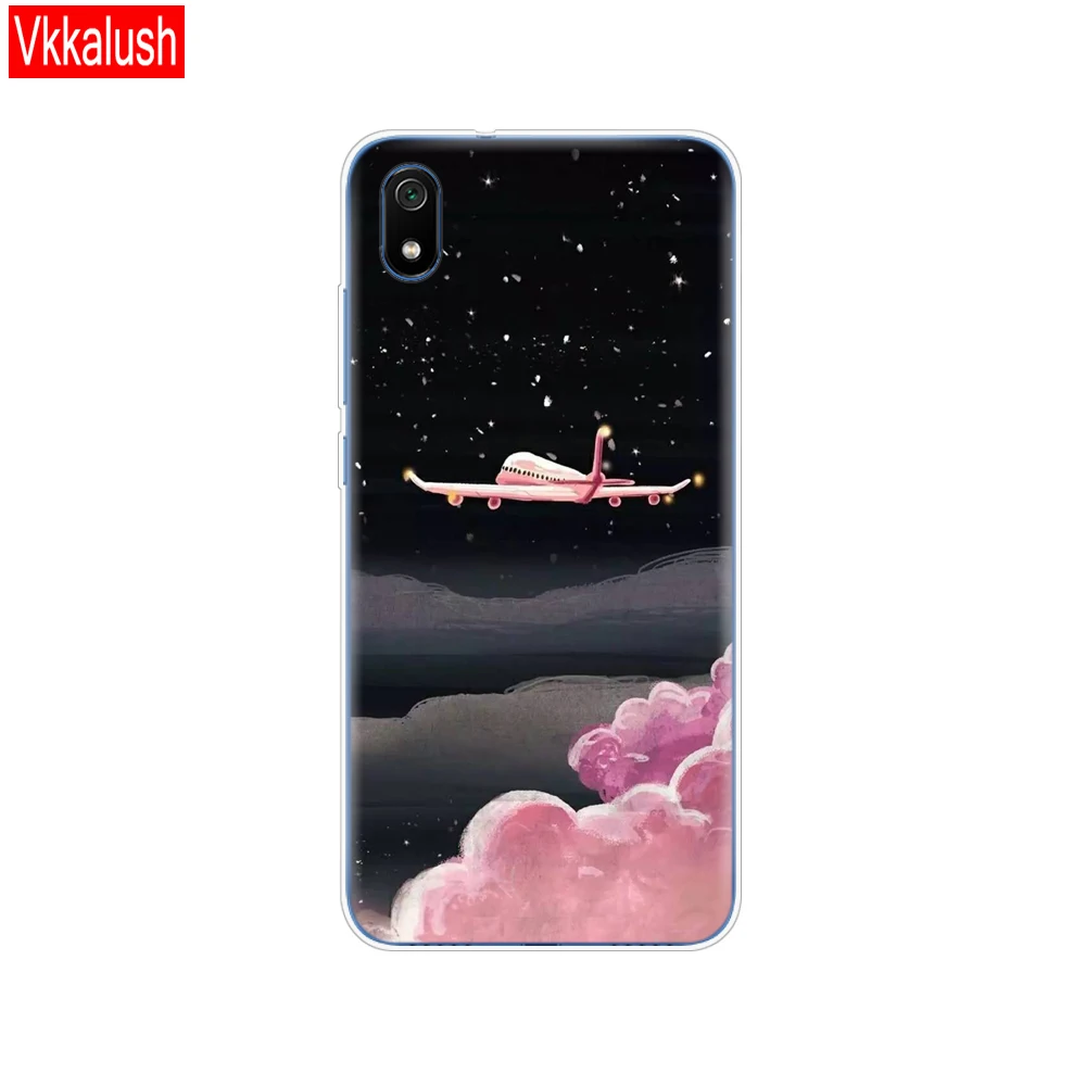 80267 Чехол для Xiaomi redmi 7a чехол s полная защита Мягкий ТПУ силиконовый чехол на заднюю панель для redmi 7 A бампер redmi 7a чехол для телефона с кошкой - Цвет: 80267