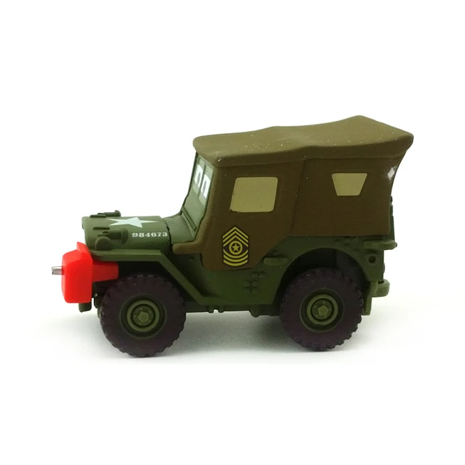 Disney Pixar Автомобили Pit Crew члены Sarge 1:55 Diecast металла Игрушечная машина из сплава