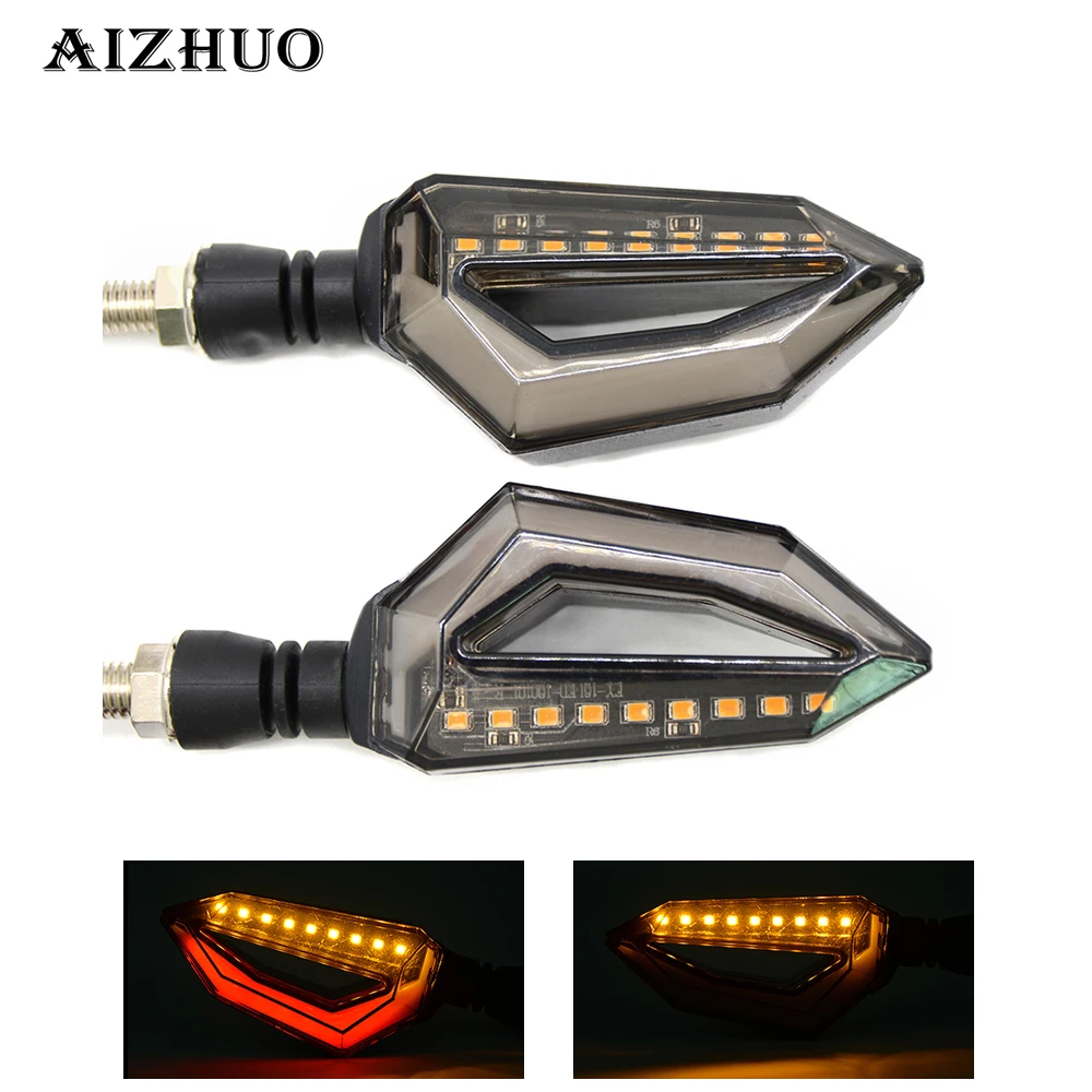 Motorcycle Turn Signal Indicators Amber Light LED For Kawasaki VULCAN S 650 cc Tourer ZZR600 W800 ZZR ZX10R ZX7R ZXR 400 H2 636 |
