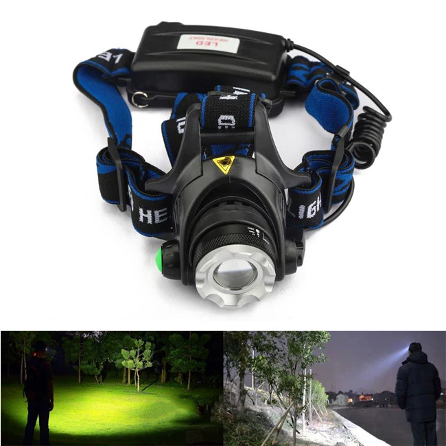 Zoomable 1600LM CREE XM L XML Q5 Светодиодные фары фонарь головной свет лампа + зарядное