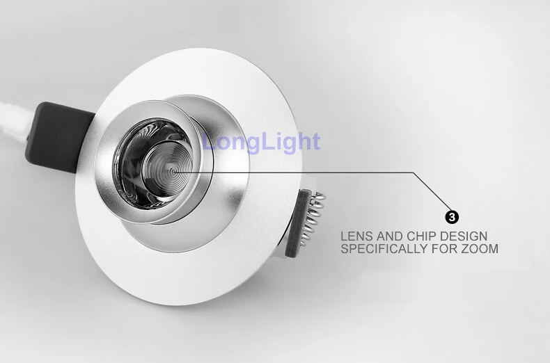 CREE COB точечный светодиодный светильник зум led музейные блеск s 3000K 4000K 6000K