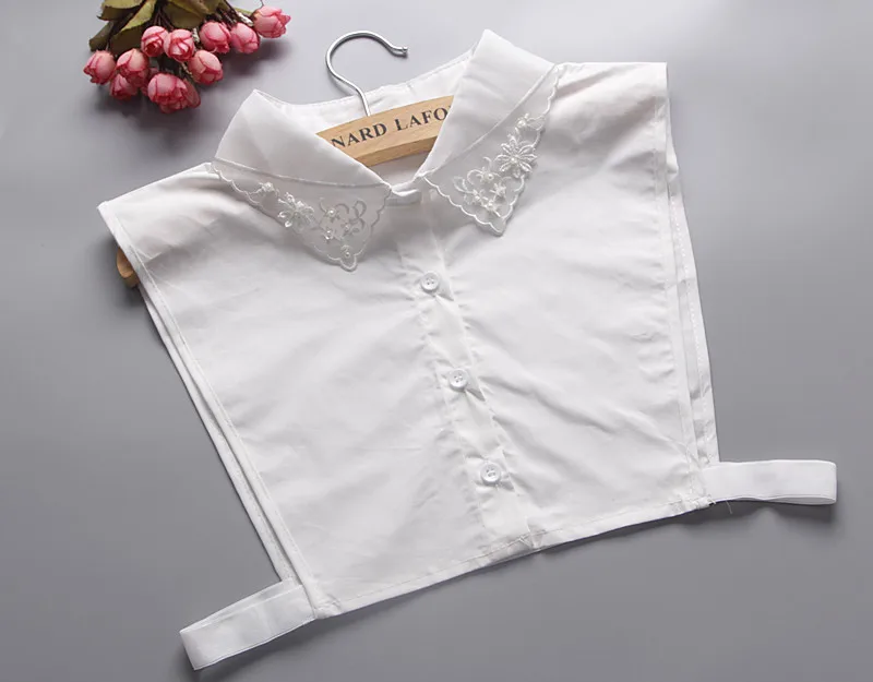 Накладной воротник украшение Новая модная женская универсальная Однотонная