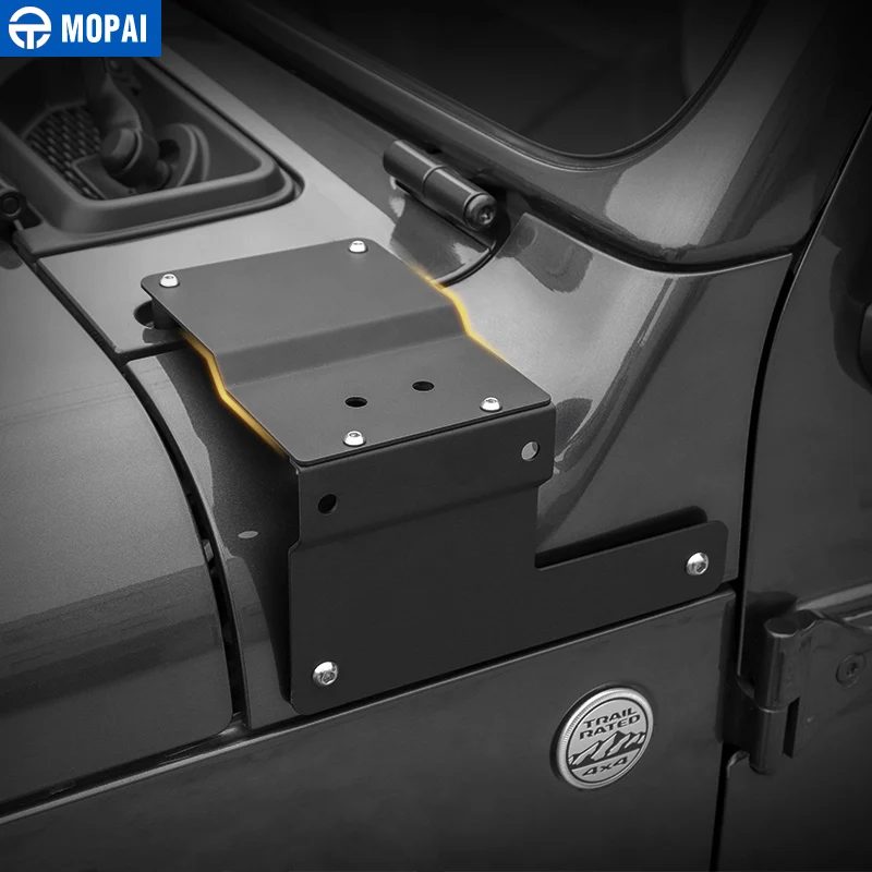 Автомобильный кронштейн MOPAI для Jeep Wrangler JL 2018 + светильник A столб светодиодный