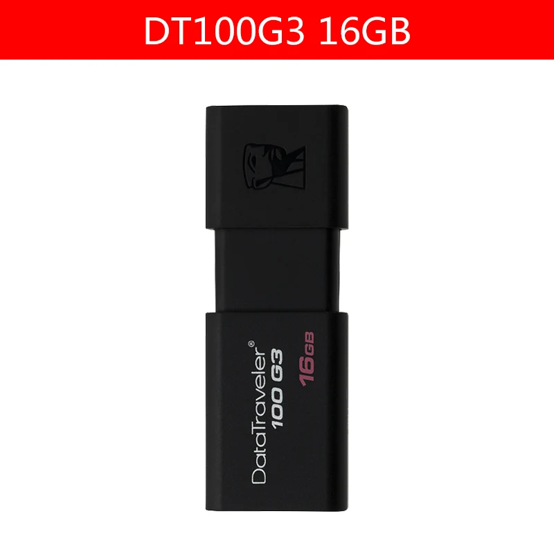 Kingston 16 GB USB флеш-накопители usb 3,0 флешки высокоскоростные флешки DT100G3 16 gb memoria USB stick - Цвет: 16GB