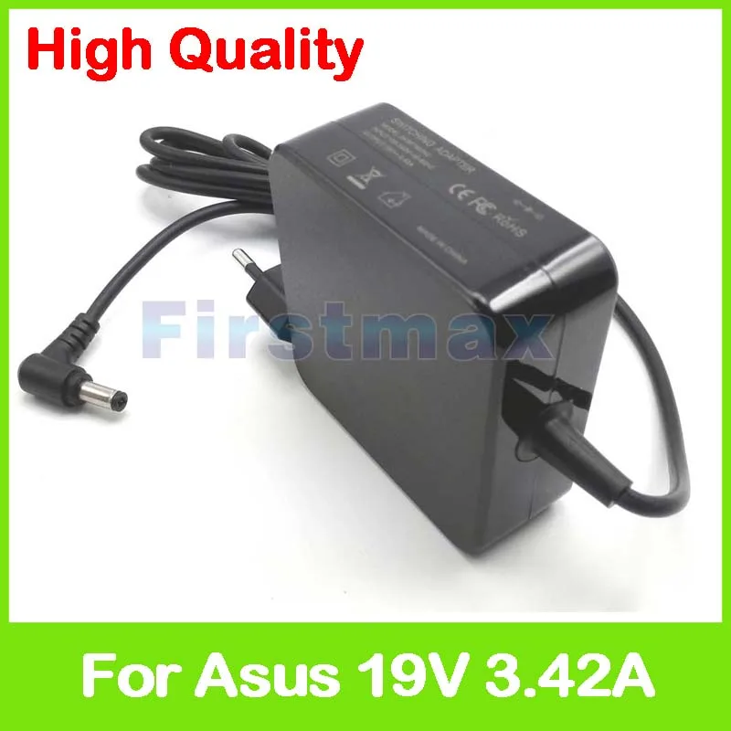 

19V 3.42A laptop ac power adapter charger for Asus VivoBook S551LB S551LN V400C V451LA V500CA V550CA V550CM V551LA EU Plug