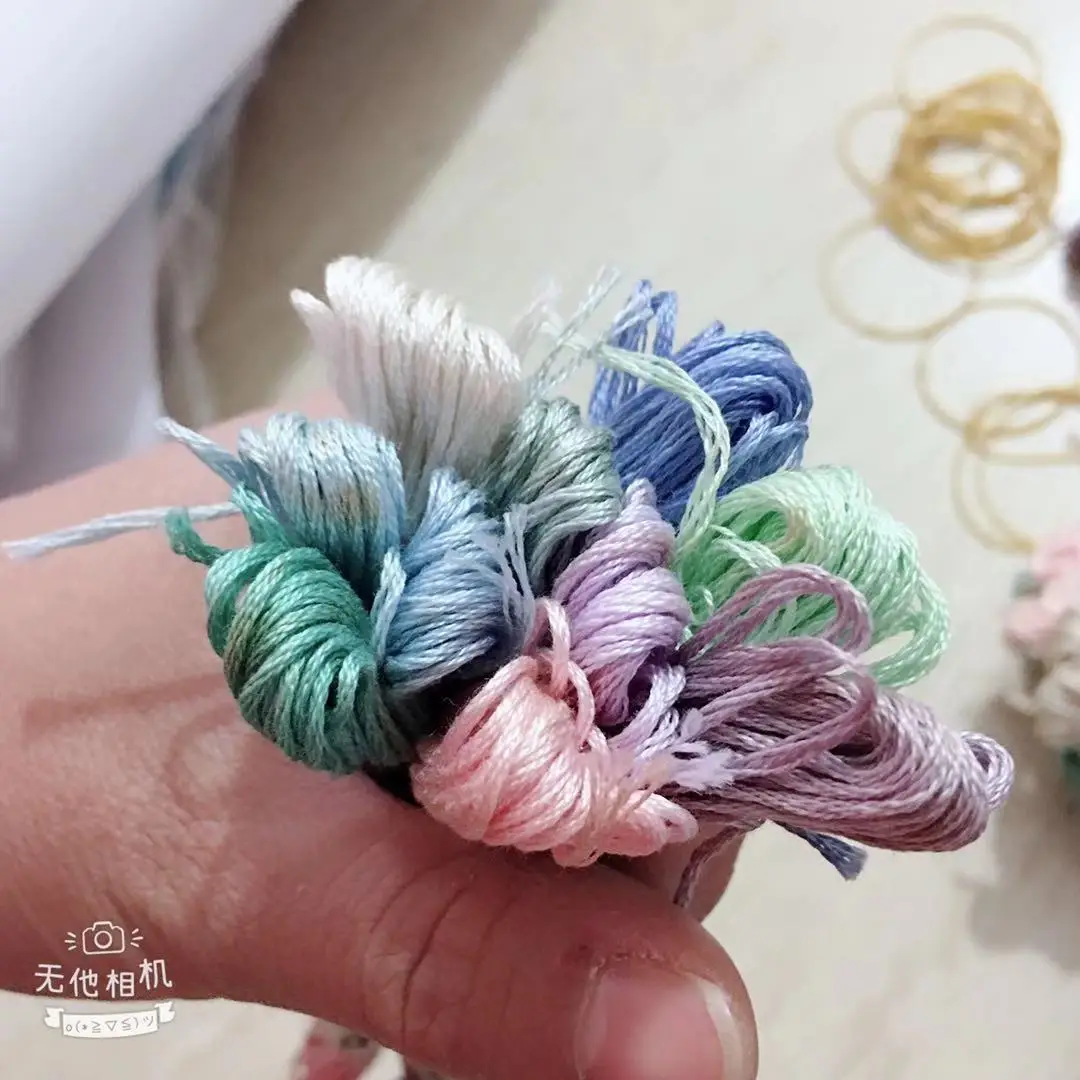 5pcs/lot DMC thread a little dirty for cross stitch fabric floss DIY handmade needlework embroidery craft | Дом и сад