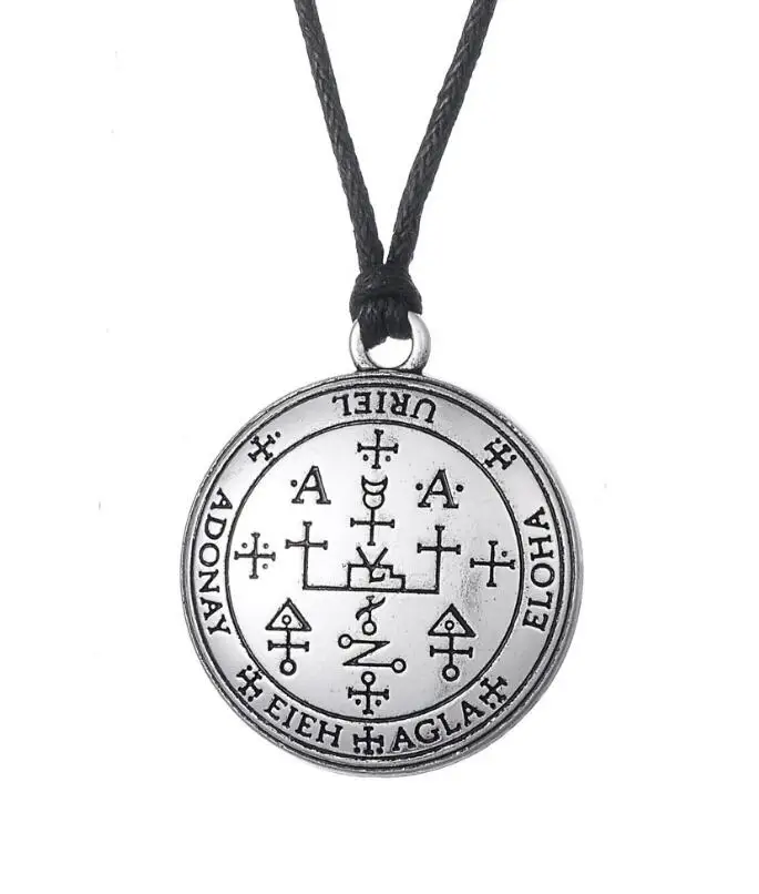 Dawapara, Archangel, Майкл, Рафаэль, Уриэль, габрие, талисман, ангел, Мужская подвеска и ожерелье, Женская цепочка, веревка, Португалия, Винтажные Ювелирные Изделия - Окраска металла: Uriel Silver