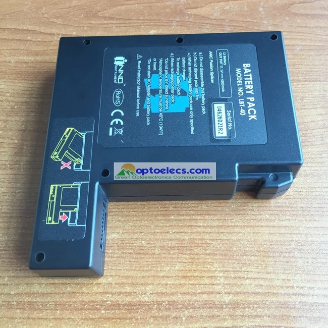 Корея INNO LBT-40 батарейный блок для IFS-10/IFS-15/вид 3/вид 5 аппарат для сварки волокон сварочный аппарат