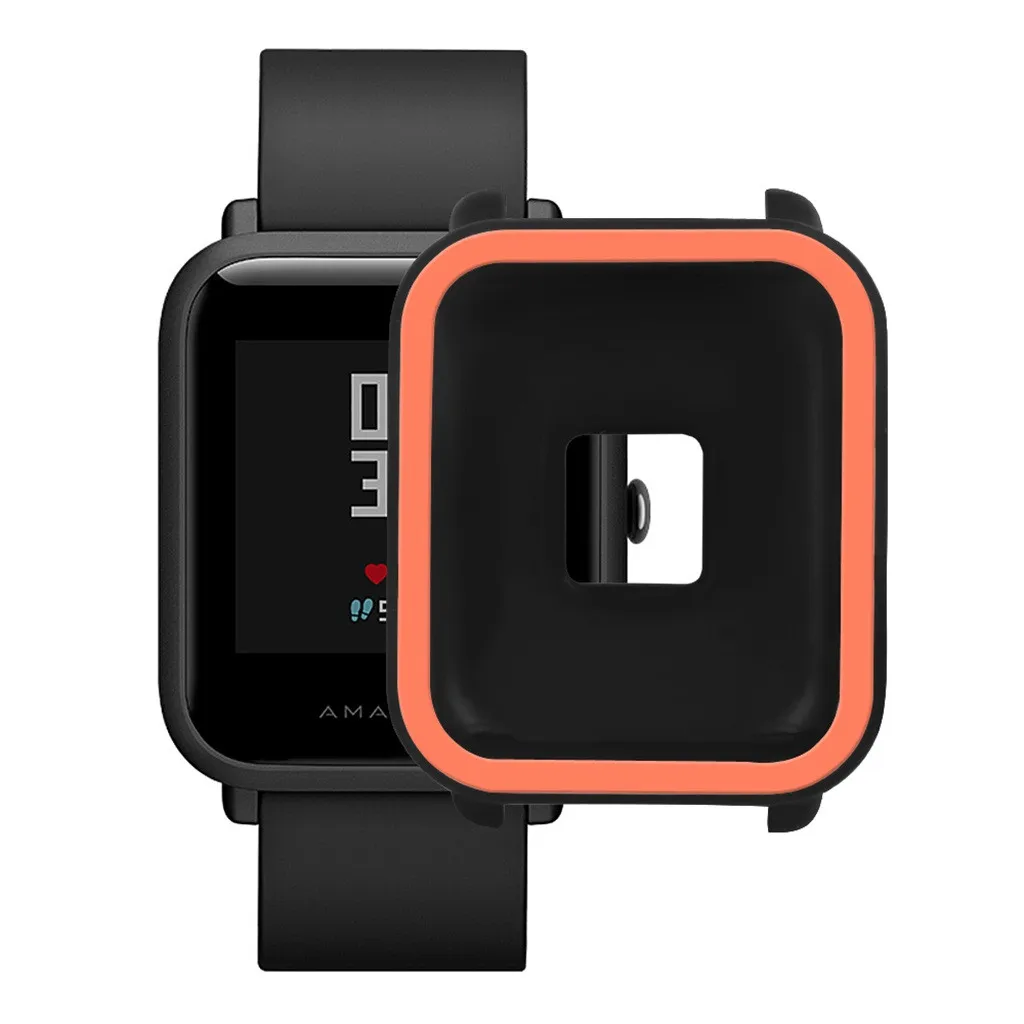 Рамка для смарт часов Amazfit Bip Youth защитный чехол тонкая цветная рамка