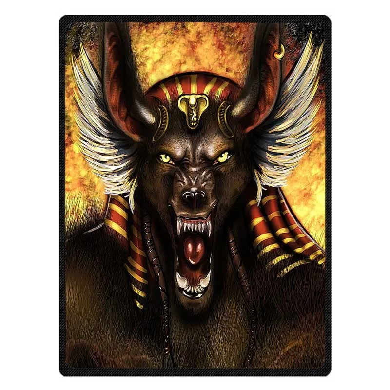 Anubis Коралловое Флисовое одеяло для дивана зимнее покрывало кровати