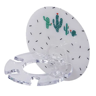 Cactus 1 шт. настенная подставка для зубных щеток установленная подставка для зубной пасты стойка бритва зубной диспенсер для щеточек органайзер для ванной комнаты аксессуары инструменты - Цвет: Cactus