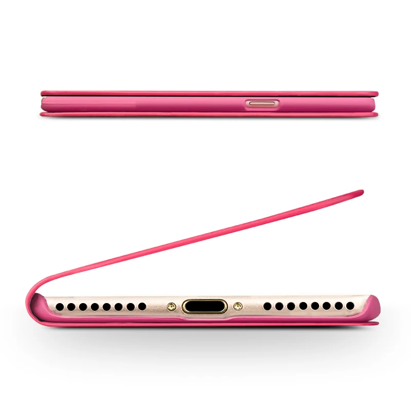 Чехол QIALINO для iPhone 7 роскошный женский чехол из натуральной кожи Plus Модный