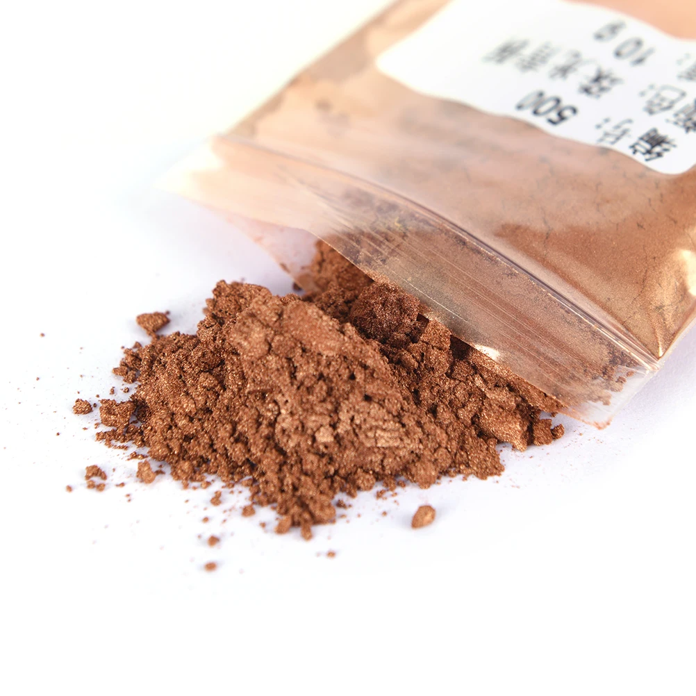 3 10 г/пакет здоровая Натуральная Минеральная пудра MICA порошок сделай сам для мыла краситель для мыла макияж мыло для век Пудра уход за кожей 12 цветов - Цвет: 3