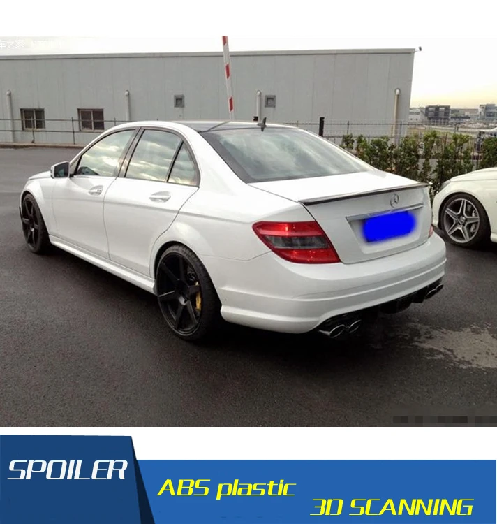Спойлер из АБС-пластика для Benz W204, задний спойлер для Benz W204 C180 C200 C260 C280 C300 C74