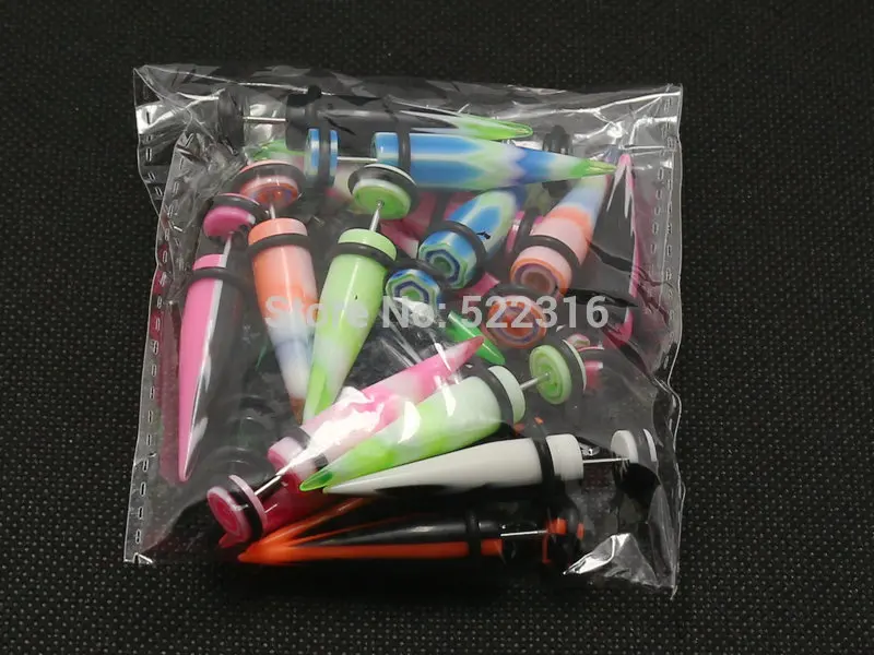 20 шт микс Лот Оптовая продажа пирсинг ювелирные изделия для тела 8 мм различные