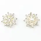 Стразы металлические аксессуары с жемчужинами и цветами для свадебного украшения волос сделай сам, фурнитура и компоненты для изготовления ювелирных изделий