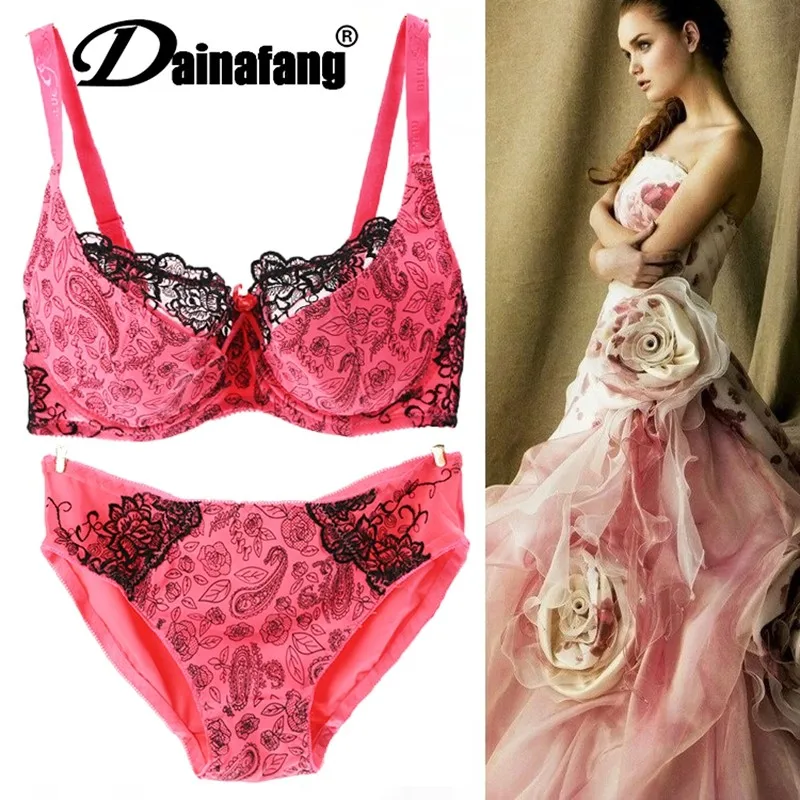 Дышащее белье бюстгальтеры для женщин Здоровый комплект нижнего белья пуш-ап