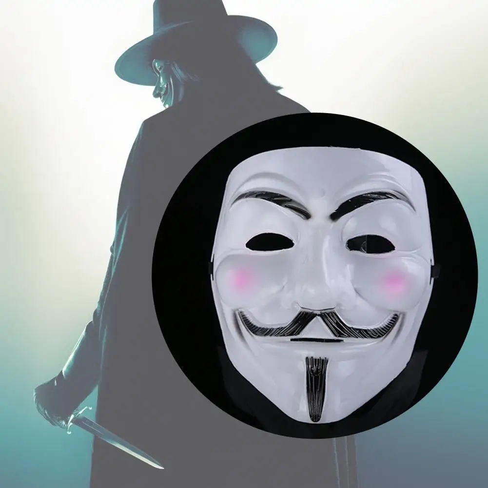 Высокое качество V для Vendetta Маска из смолы домашнего декора вечеринки линзы