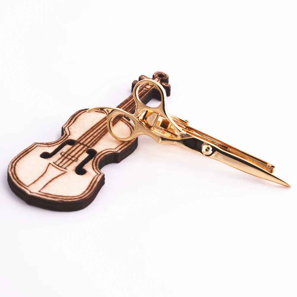 2 цвета мужские модные металлические зажимы серебристого и золотистого ножницы