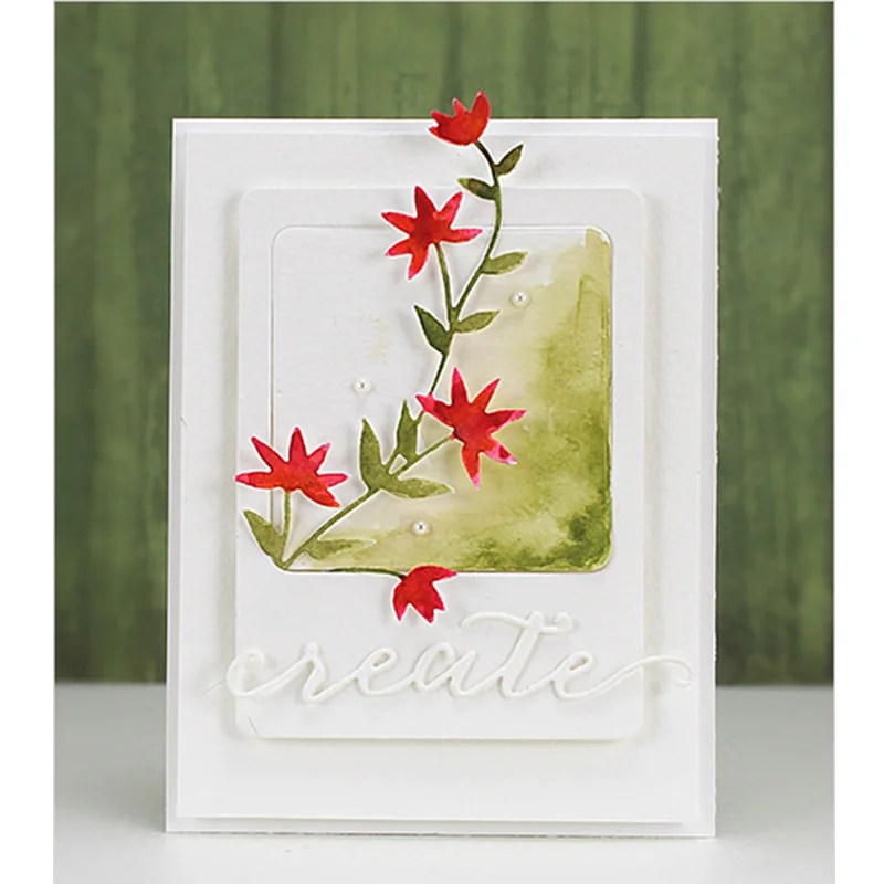 Письмо Create Inspire Die Metal Cutting Dies Stencil для сделай сам Скрапбукинг альбом декоративное