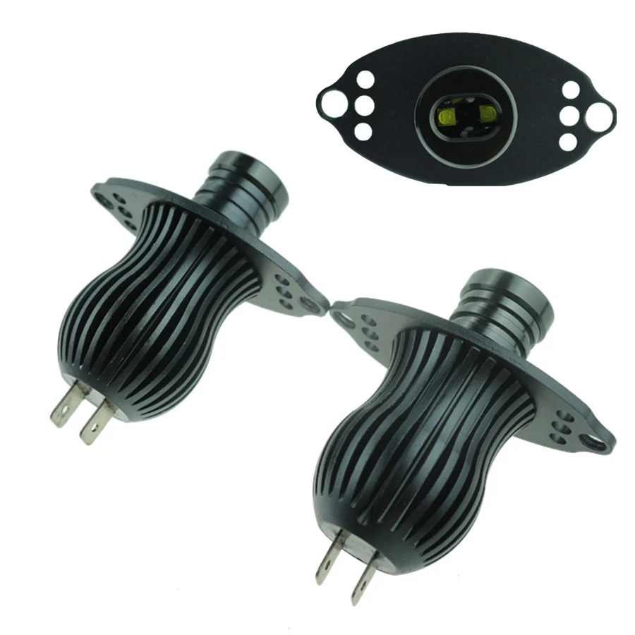 

2pcs Halo Ring Bulbs LED White Angel Eyes Light No Error for BMW E90 E91 LCI 2009-2011