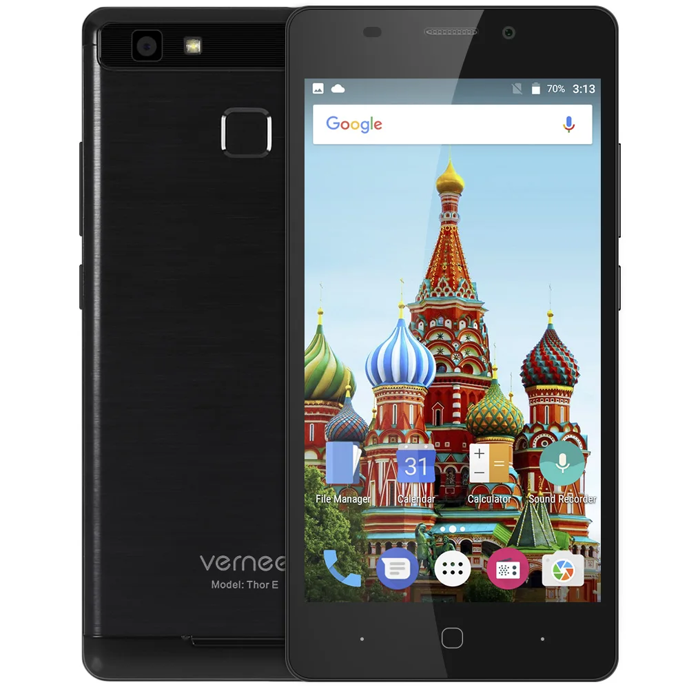 Vernee Thor e смартфон 4G MTK6753 Octa Core 5 0 дюйма Android 7 3 GB Оперативная память 16 Гб Встроенная