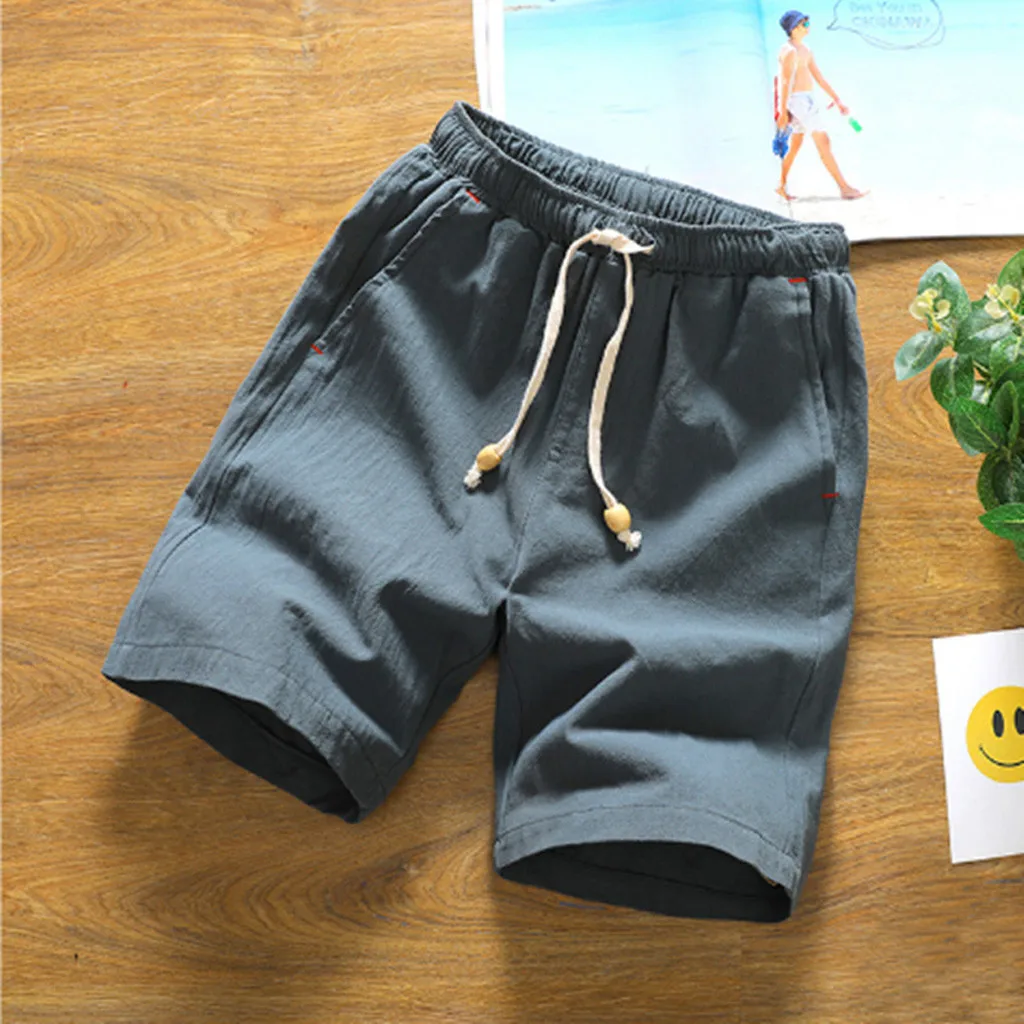 New Men Gyms Loose Shorts Joggers Summer Quick-dry Cool Short Pants Male Casual Men Short Summer Cotton Trunks Men Short