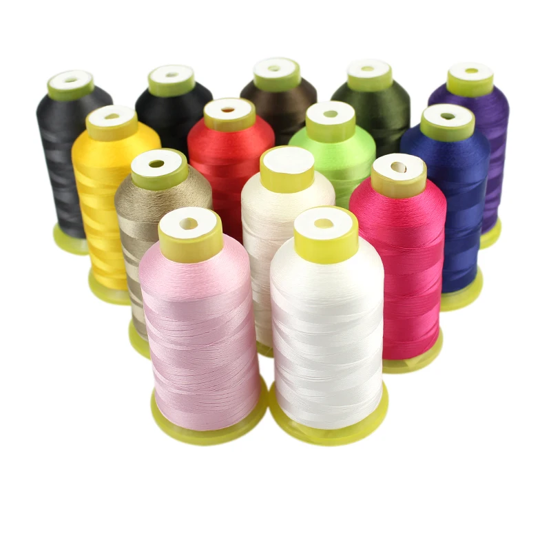 High Strength 150D 3# 1500 yards Leather Denim Jeans Polyester sewing thread line hilos de coser machine embroidery Z4633 | Дом и сад