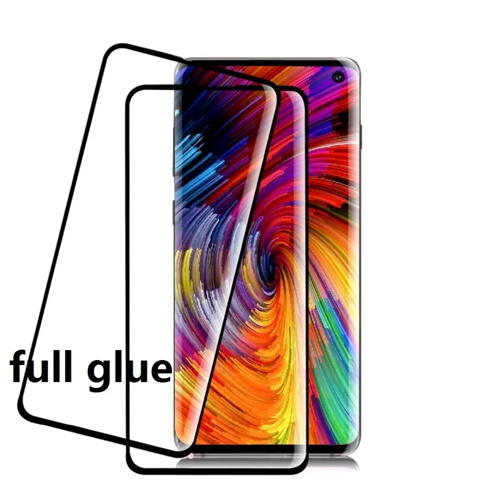 Полный Клей S10e защита экрана S10 Plus стекло 6D для Samsung Galaxy S8 S9 plus Note 8 note9 закаленное |