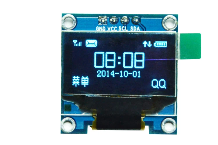 ЖК дисплей 0 96 дюйма I2C IIC 128X64 OLED TFT экран модуль 7pin для AVR PIC uno r3|Запасные части| |