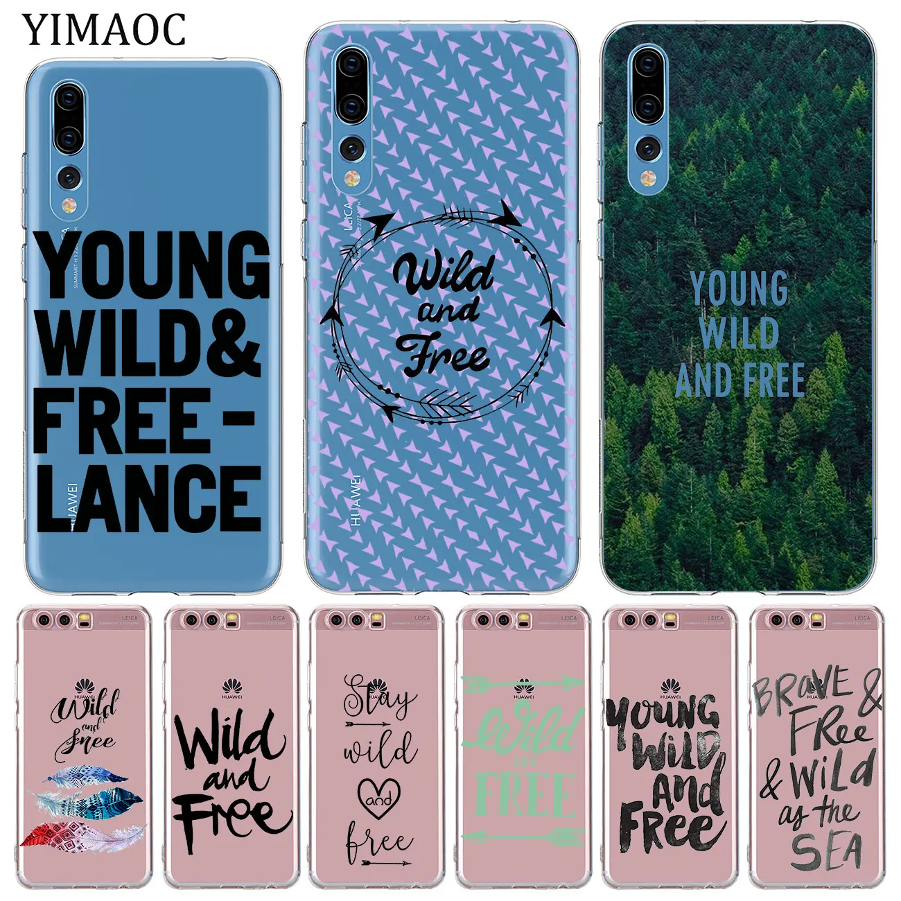 Мягкий силиконовый чехол YIMAOC Young Wild для Huawei Mate 30 20 Pro 10 Lite Nova 5I 4 3 3i 2i 2 Lite|Бамперы| |