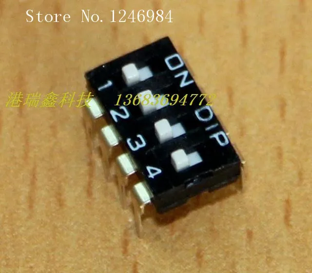 Комбинированный выключатель [SA]Taiwan Huanda DIP NDI-04 switch-100 шт./лот | Обустройство дома
