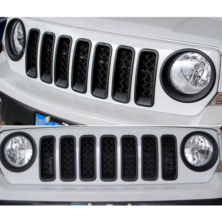 2 шт. накладки на переднюю фару автомобиля из АБС-пластика для фар и комплект