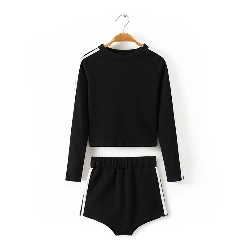 Модный женский комплект из двух предметов спортивная одежда спортивные костюмы