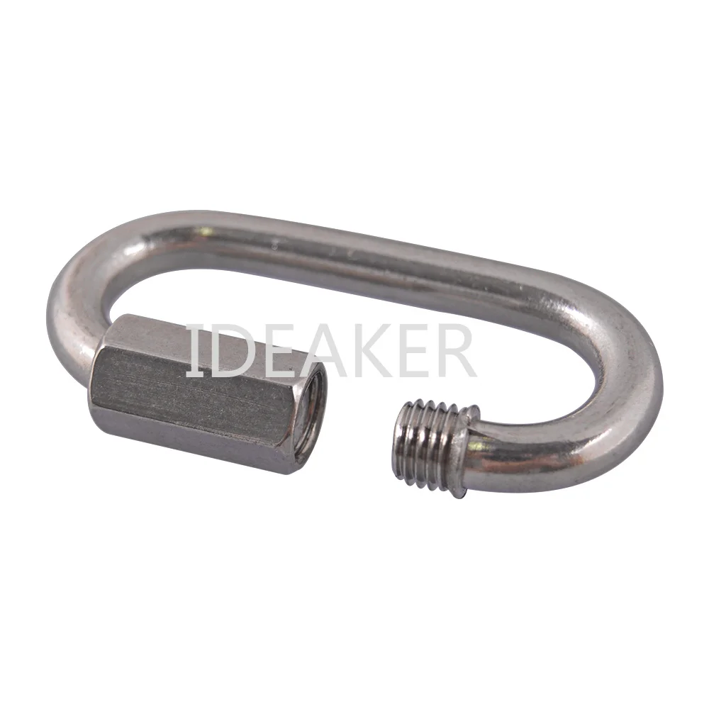 M5 Ceiling Hook Hammock Swing Multi-use & Quick Link Chain Carabiner with Self-tapping Screws for Chair | Инструменты