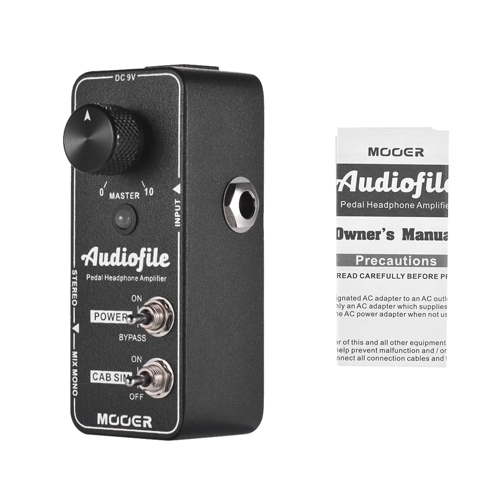 MOOER Audiofile гитарная педаль усилитель для наушников гитарный эффект Встроенный