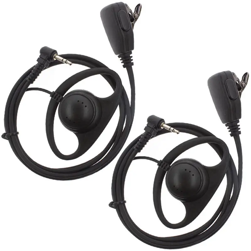2 шт. D Форма гарнитура функция PTT для Motorola Talkabout Кобра двухстороннее Md200Tpr Mh230R Mg160A