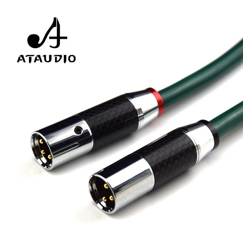 ATAUDIO одна пара FA-220 Hifi XLR кабель высокого качества OCC 2 аудио штырь-гнездо |