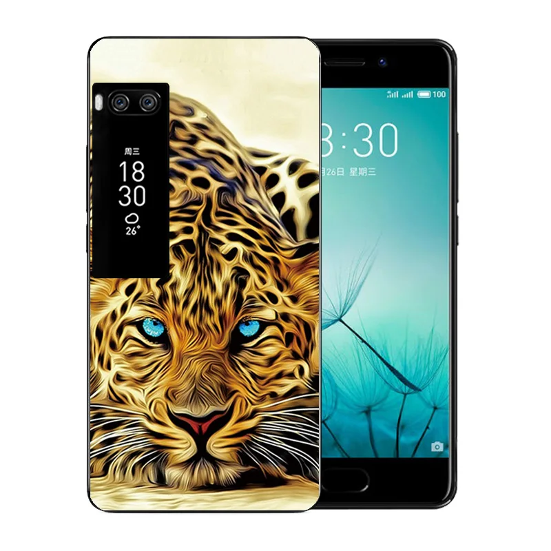For Meizu pro 7 Case Marb Pattern Soft TPU Cases Luxury Silicone Back Cover Coque Fundas |