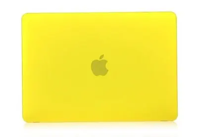 Цвет: желтый Модный чехол для ноутбука Macbook air retina 11 12 13 15 New Pro A1706 A1989 A1990 Матовый Жесткий пластиковый Чехол+ крышка для клавиатуры - Цвет: Цвет: желтый